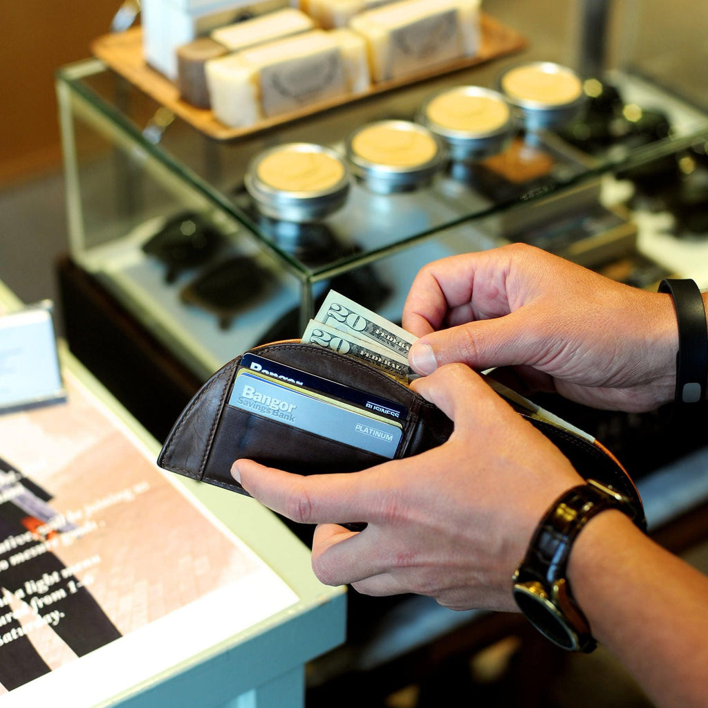 High-end leather wallet