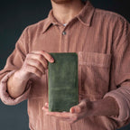 Personalized Full Grain Leather Wallet: Slim Bifold, Groomsmen Gift
