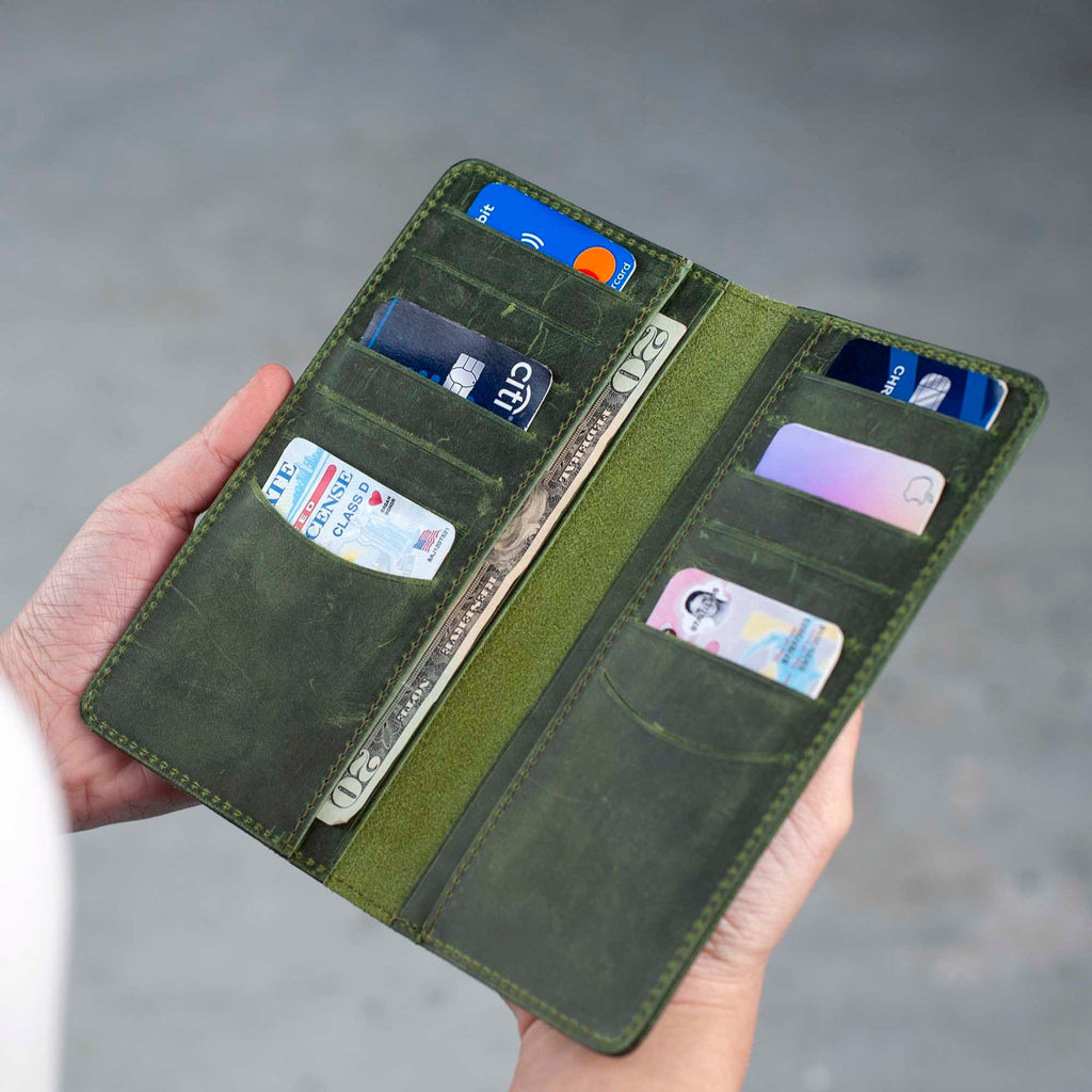 Personalized Full Grain Leather Wallet: Slim Bifold, Groomsmen Gift