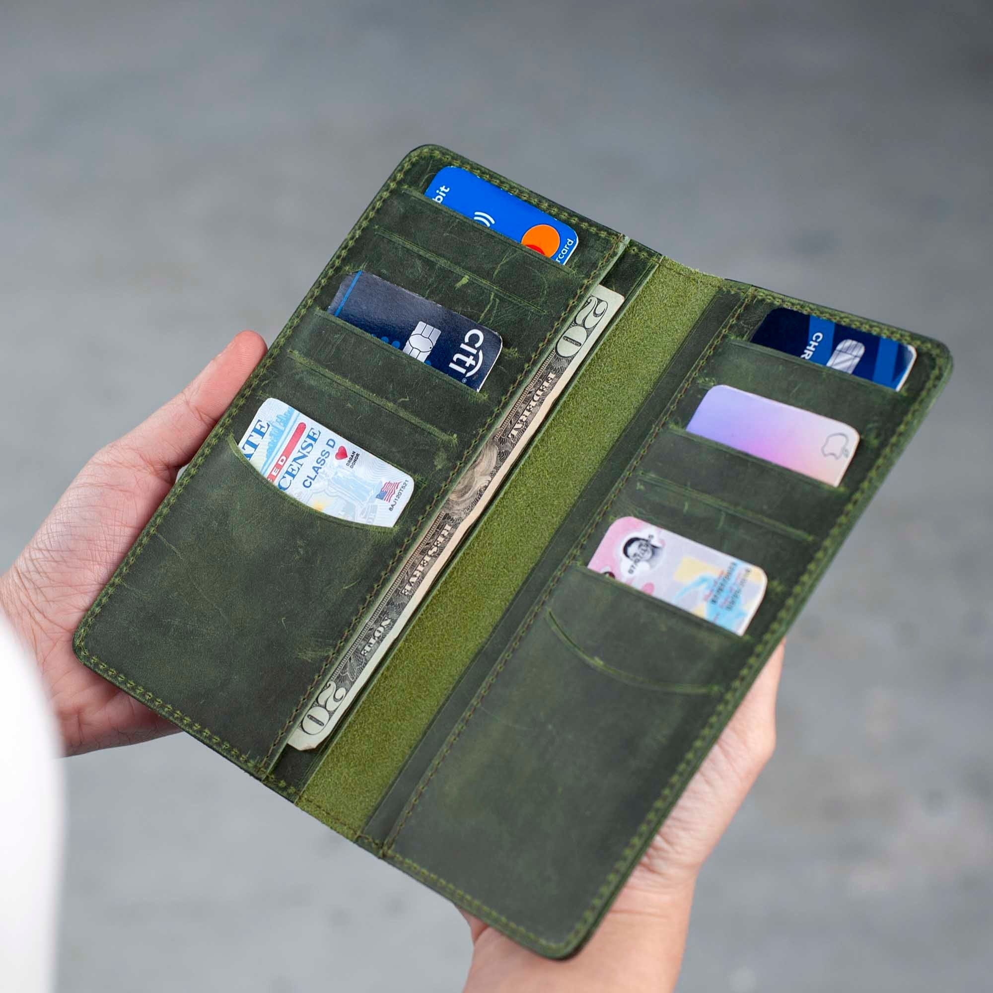 Personalized Full Grain Leather Wallet: Slim Bifold, Groomsmen Gift