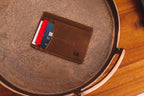 Personalized Slim Leather Wallet Men Women, Minimalist Wallet Card Holder, Id Holder, Groomsmen Gift, Valentines Day Gift, Boyfriend Gift