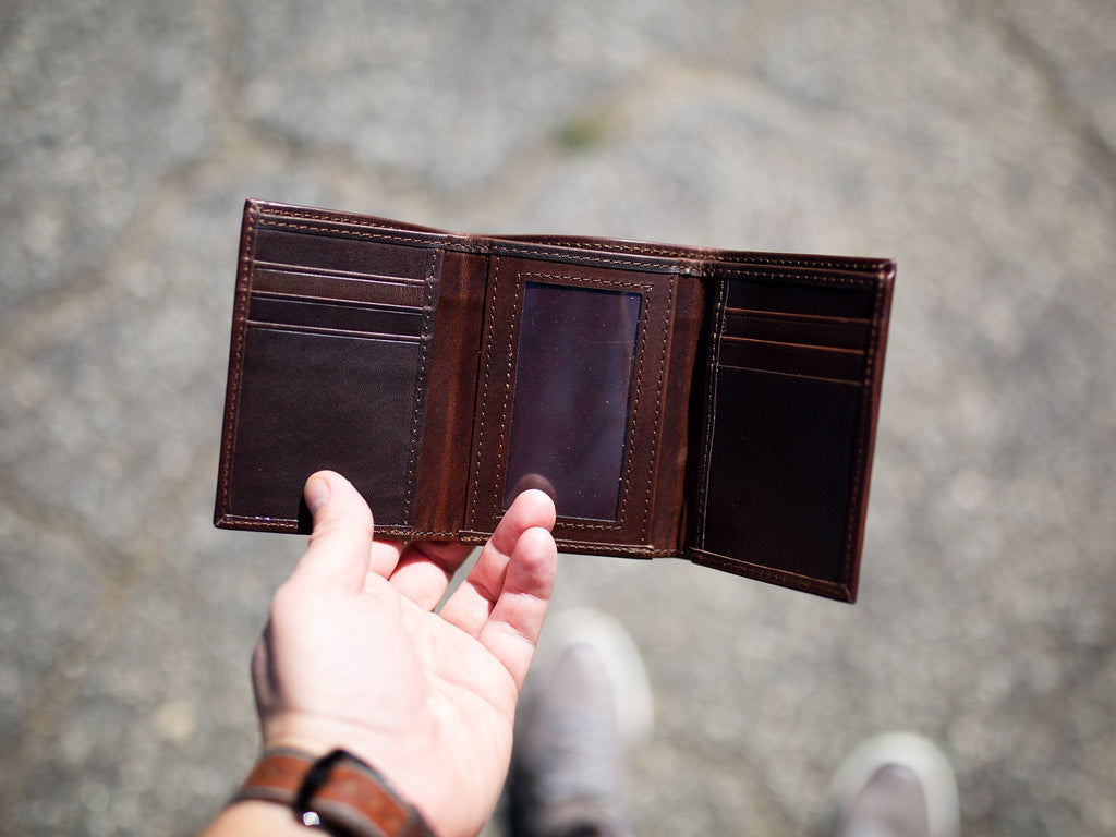 Handmade Trifold Wallet, Wallet For Men, Personalized Gift, Leather Wallet, Full Grain Leather Wallet With Card Slots