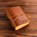 Custom Leather Journal — Personalized Leather Notebook Diary