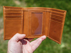 Handmade Trifold Wallet, Wallet For Men, Personalized Gift, Leather Wallet, Full Grain Leather Wallet With Card Slots