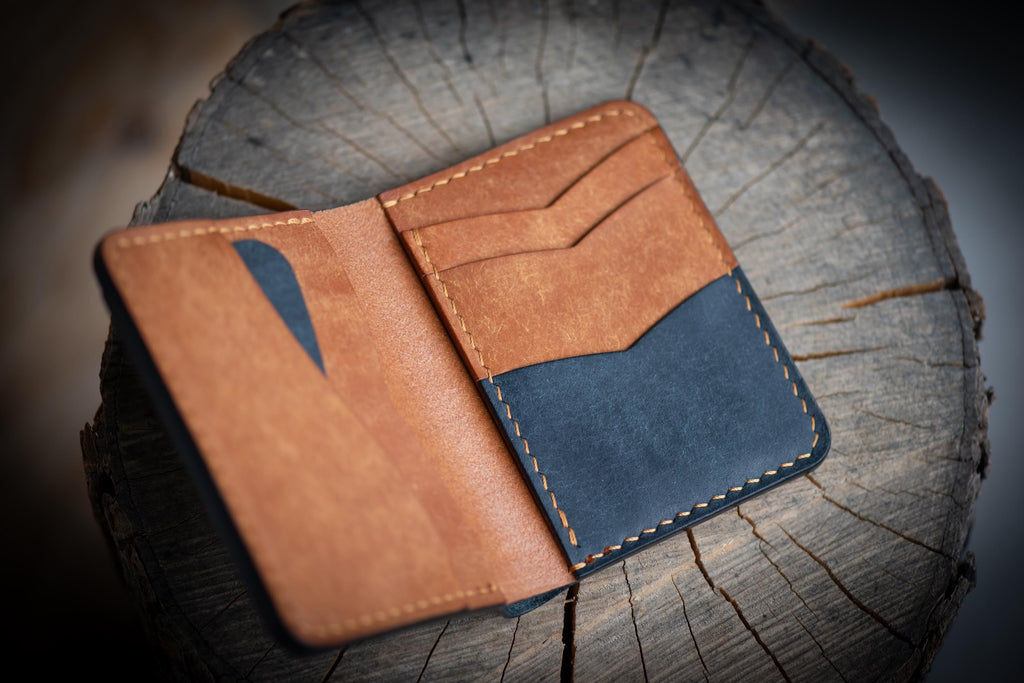 New! Leather Bifold Wallet: Full-grain, Sleek And Functional Cash Organizer 7 +1 Pocket