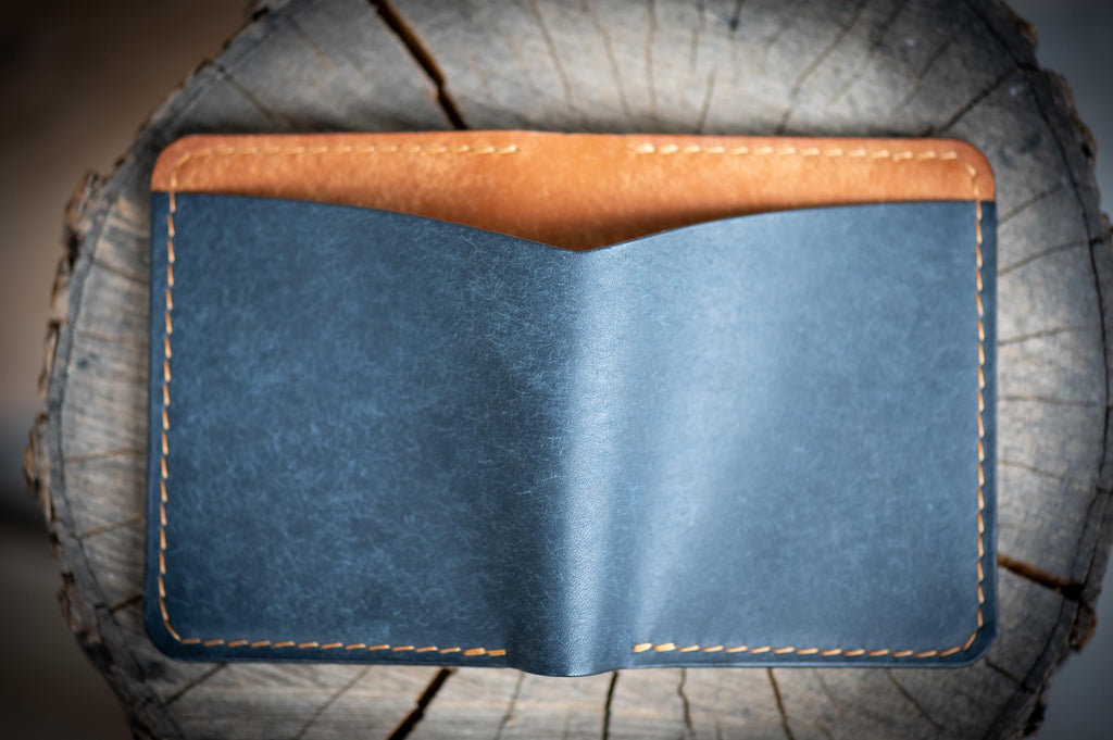 New! Leather Bifold Wallet: Full-grain, Sleek And Functional Cash Organizer 7 +1 Pocket