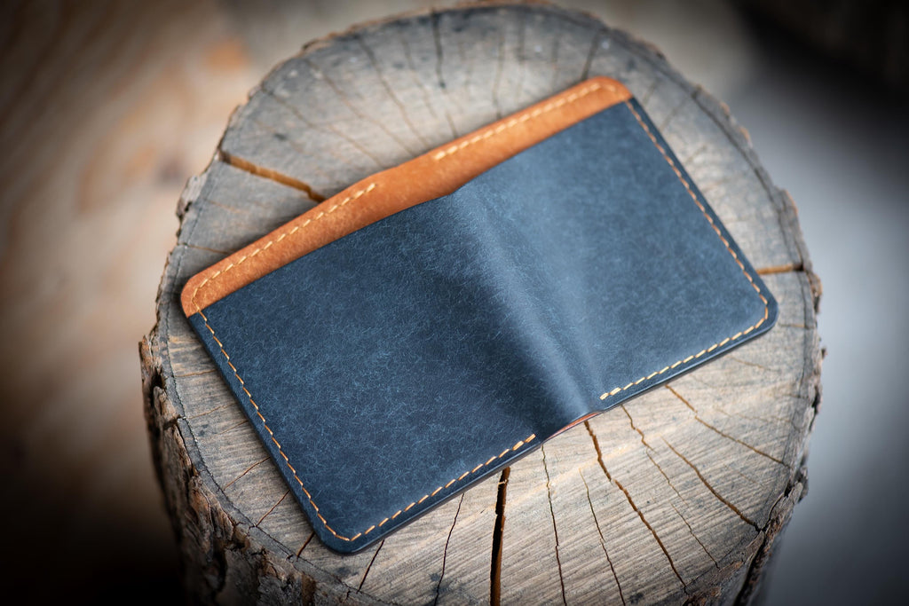 New! Leather Bifold Wallet: Full-grain, Sleek And Functional Cash Organizer 7 +1 Pocket