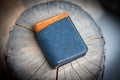 New! Leather Bifold Wallet: Full-grain Pueblo Italy, Sleek And Functional Cash Organizer 7 +1 Pocket