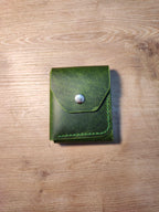 Handmade Genuine Leather Cash Wallet For Men - Minimalist Front Pocket Wallet - Personalized Anniversary Gift For Him - Full Grain Leather