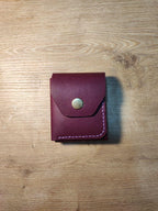 Handmade Genuine Leather Cash Wallet For Men - Minimalist Front Pocket Wallet - Personalized Anniversary Gift For Him - Full Grain Leather