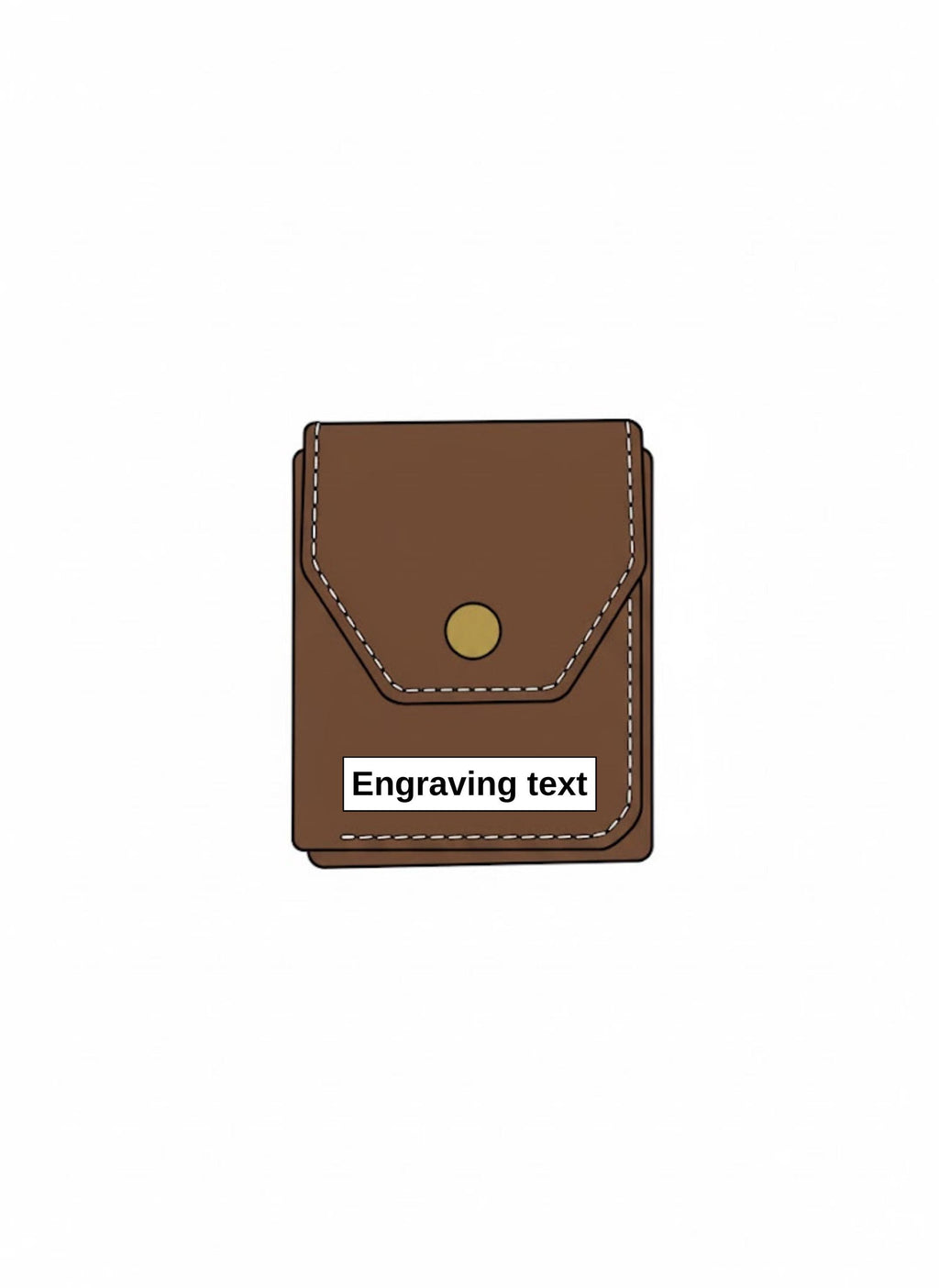 Handmade Genuine Leather Cash Wallet For Men - Minimalist Front Pocket Wallet - Personalized Anniversary Gift For Him - Full Grain Leather