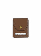 Handmade Genuine Leather Cash Wallet For Men - Minimalist Front Pocket Wallet - Personalized Anniversary Gift For Him - Full Grain Leather