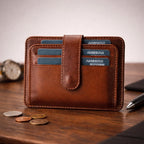 Leather Card Holder, Minimalist Wallet, Handmade Leather Wallet, Leather Wallet Man, Leather Wallet Woman, Slim Leather Wallet