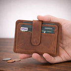 Leather Card Holder, Minimalist Wallet, Handmade Leather Wallet, Leather Wallet Man, Leather Wallet Woman, Slim Leather Wallet